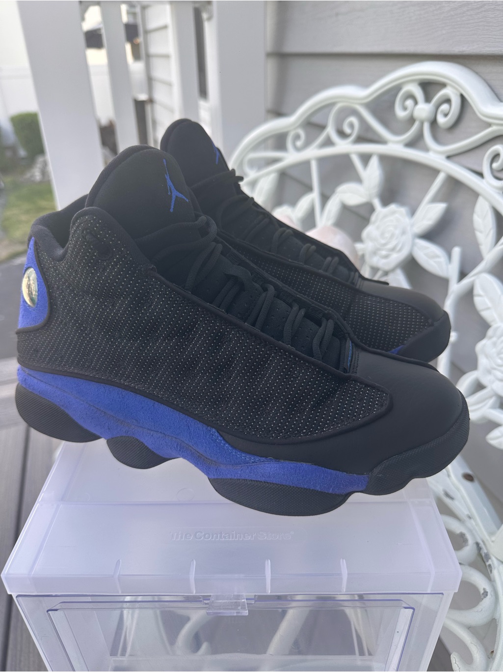 Nike Black And Royal Blue Men's Sneakers